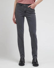 Spodnie Jeansowe Damskie Lee Marion Straight Moody Grey L301ODD42