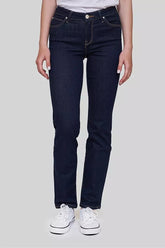 Lee Marion Straight Damskie Spodnie Jeansowe Rinse L301FRFH 112105808