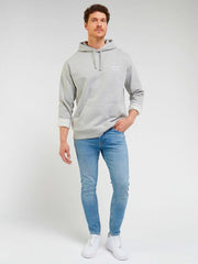 Męska Bluza Lee Core Loose Hoodie Sharp Grey Mele 112341676 L84w011720