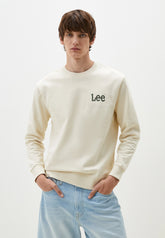 Męska Bluza Lee Wobbly Lee Sws Ecru 112341666 L81M016990