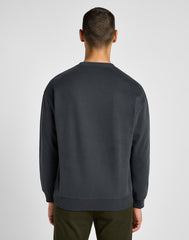 Męska Bluza Lee Workwear Sws Washed Black 112355611 LM01016487