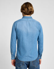 Męska Koszula Jeansowa Lee Button Down Bueller 112355641 L880008566