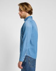 Męska Koszula Jeansowa Lee Button Down Bueller 112355641 L880008566