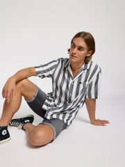 Lee Męska Koszula Resort Shirt Rivet Navy 112364214
