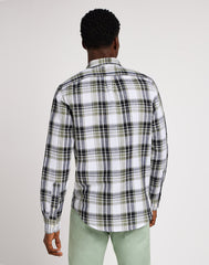 Męska Koszula Lee Leesure Shirt Olive Grove 112350073 L66N045022