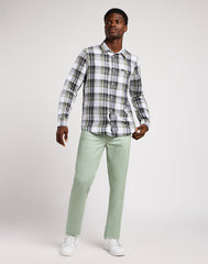 Męska Koszula Lee Leesure Shirt Olive Grove 112350073 L66N045022