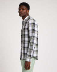Męska Koszula Lee Leesure Shirt Olive Grove 112350073 L66N045022