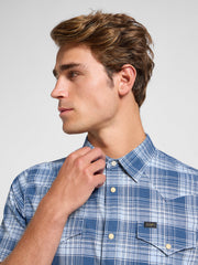 Męska Koszula Lee SS Western Shirt Orion Ombre 112364225