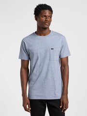 Męska Koszulka Lee Ultimate Pocket Tee Blue Mele 112365384