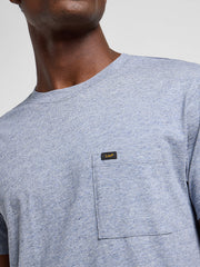 Męska Koszulka Lee Ultimate Pocket Tee Blue Mele 112365384