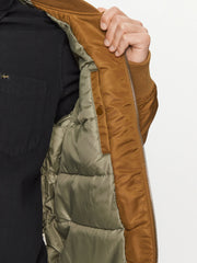 Lee Męska Kurtka Bomber Jacket Beige 112341653 L87G015048