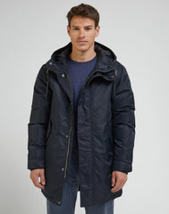 Lee Męska Kurtka Zimowa Parka Black 112341651 LM14011656