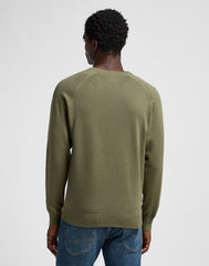 Męski Sweter Lee Clean Raglan Sweater Mercantile Green 112355673 LD46008526