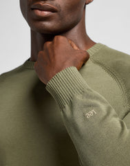 Męski Sweter Lee Clean Raglan Sweater Mercantile Green 112355673 LD46008526