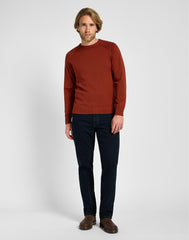 Męski Sweter Lee Clean Raglan Sweater Sweet Maple 112355672 LD46014970