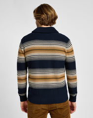 LEE MĘSKI SWETER FRONTIER CARDIGAN NAVY 112357966 LD47013678