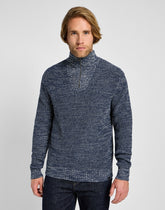 Męski Sweter Lee Half Zip Knit Mood Indigo 112355674