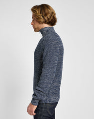 Męski Sweter Lee Half Zip Knit Mood Indigo 112355674