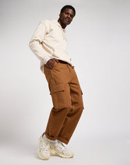 LEE MĘSKIE SPODNIE MATERIAŁOWE CARGO PANT ACORN 112349315 L72K015505