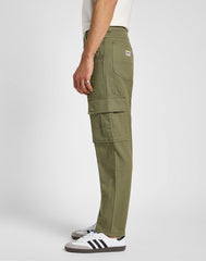 Męskie Spodnie Materiałowe Lee Cargo Pant Mercantile Green 112355782 L72K008526