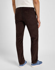 Męskie Spodnie Materiałowe Lee Regular Chino Espresso 112355776 L71F007765