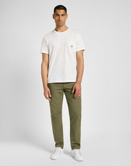 Męskie Spodnie Materiałowe Lee Relaxed Workwear Chino Mercantil Green 112355786 L78K008526