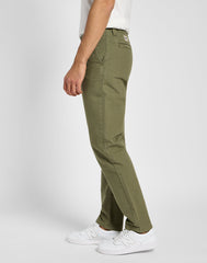 Męskie Spodnie Materiałowe Lee Relaxed Workwear Chino Mercantil Green 112355786 L78K008526