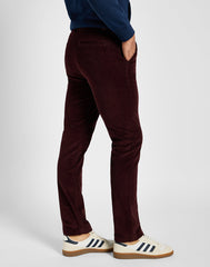 Męskie Spodnie Sztruksowe Lee Slim Chino Velvet Beet 112355773 L71l014782