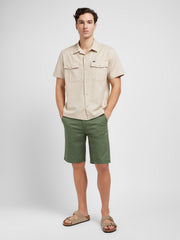 Męskie Szorty Materiałowe Lee Regular Chino Short Olive Grove 112351272