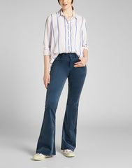 Lee One Pocket Shirt Damska Koszula Długi Rękaw Pale Lilac L45TXDSU 112140167