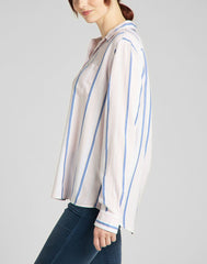 Lee One Pocket Shirt Damska Koszula Długi Rękaw Pale Lilac L45TXDSU 112140167