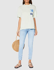 LEE OVERSIZED TEE DAMSKI T-SHIRT KOSZULKA BOYFRIEND FIT SUMMER GREEN L41SBYNK 112109155