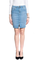 Lee Pencil Skirt Damska Spódnica Jeansowa Light Lou L38GQDXJ 112108197