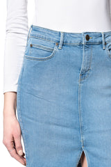 Lee Pencil Skirt Damska Spódnica Jeansowa Light Lou L38GQDXJ 112108197