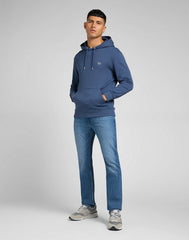 Lee Plain Hoodie Męska Bluza Klasyczna Logo L80YRY54 112322649