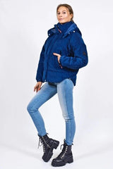 LEE PUFFER JACKET DAMSKA KURTKA PUCHOWA WASHED BLUE L56VMGLR 112113107