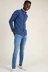 LEE REFINED BUTTON DOWN BLUEPRINT L882HLLH 112123589