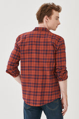 LEE REGULAR SHIRT RED OCHRE L69HCAOE 112140628