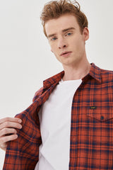 LEE REGULAR SHIRT RED OCHRE L69HCAOE 112140628