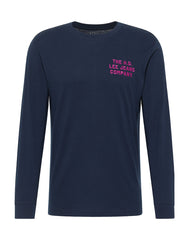 Lee Relaxed Longsleeve Tee Męska Koszulka Z Długim Rękawem Emperor 112341754 LL94015537