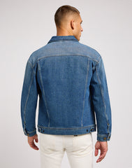 Lee Relaxed Rider Jacket Męska Kurtka Jeansowa Jeans Handsome 112349059 L86Y016070
