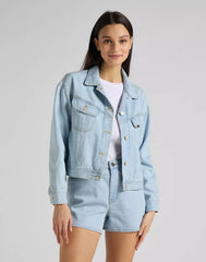 Lee Relaxed Rider JKT Damska Kurtka Jeansowa Bleached Ore L55VGGQB 112145273