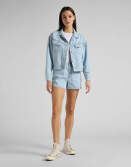 Lee Relaxed Rider JKT Damska Kurtka Jeansowa Bleached Ore L55VGGQB 112145273