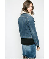 LEE RIDER JACKET DAMSKA KURTKA JEANSOWA GREEN UNPATCHED L58ZKTNX