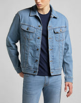 Lee Rider Jacket Męska Kurtka Jeansowa Light Worn L89ZSQXN 112145656