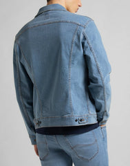 Lee Rider Jacket Męska Kurtka Jeansowa Light Worn L89ZSQXN 112145656