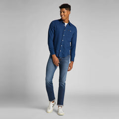 LEE RIDER MĘSKIE SPODNIE JEANSOWE DARK WOODLAND L701KNGN 112140638