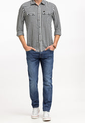 Lee Rider Męskie Spodnie Jeansowe Worn from Raw L701KNHD 112321976