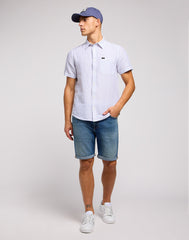 Męskie Krótkie Spodenki Jeansowe Lee Rider Short Warm Breeze 112349232 L73F016080