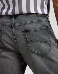 LEE RIDER SHORT MĘSKIE SZORTY KRÓKIE SPODENKI JEANSOWE WASHED GREY 112349328 L73F015973